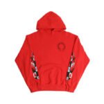 Red Chrome Heart Hoodie