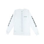 White Chrome Heart Long Sleeve